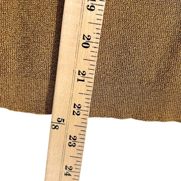 Ann Taylor Brown Mustard‎ Gold Jackie O Cardigan Sweaters XS - Picture 7 of 8